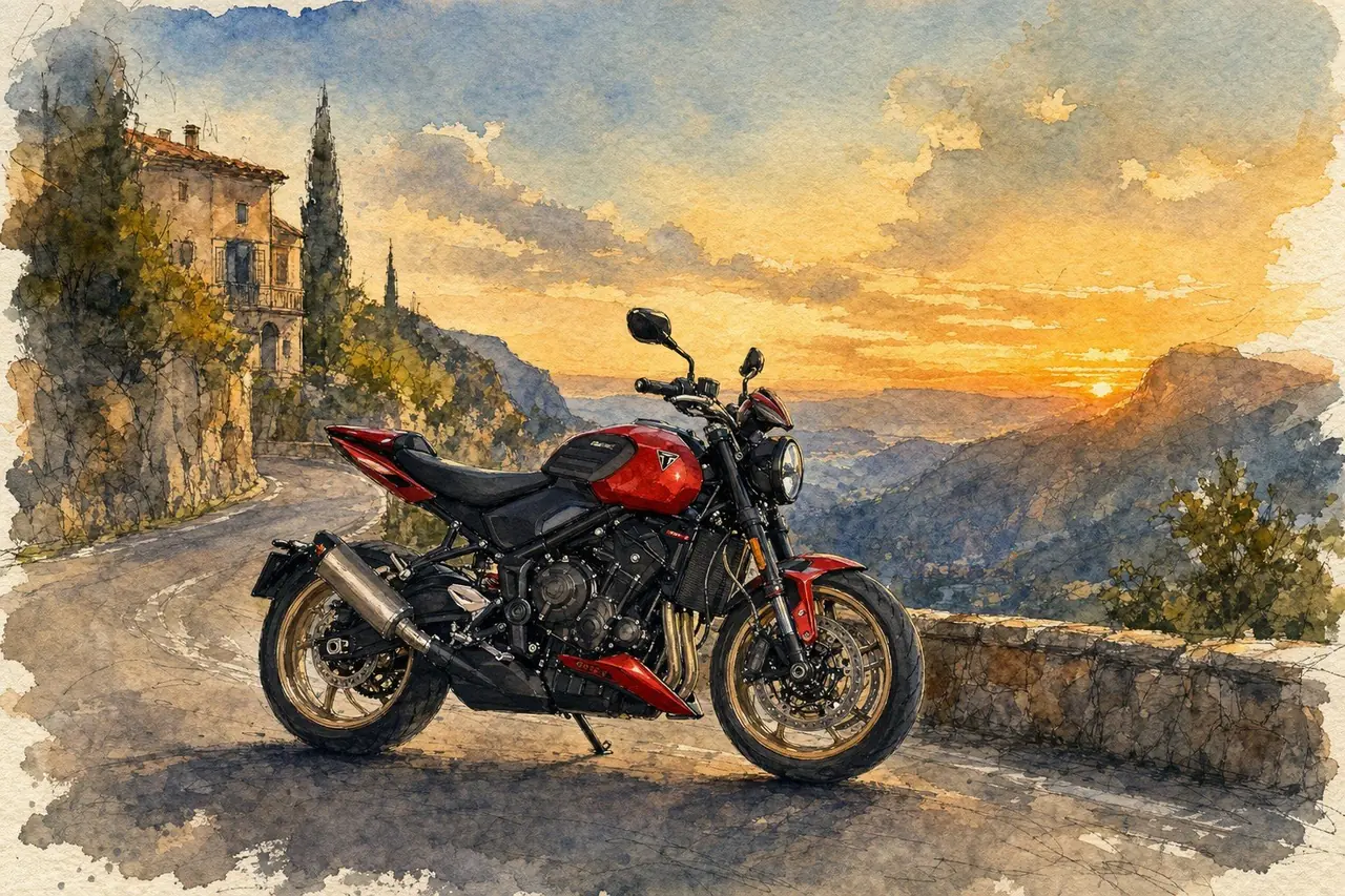 2026 Triumph Trident 800 illustration
