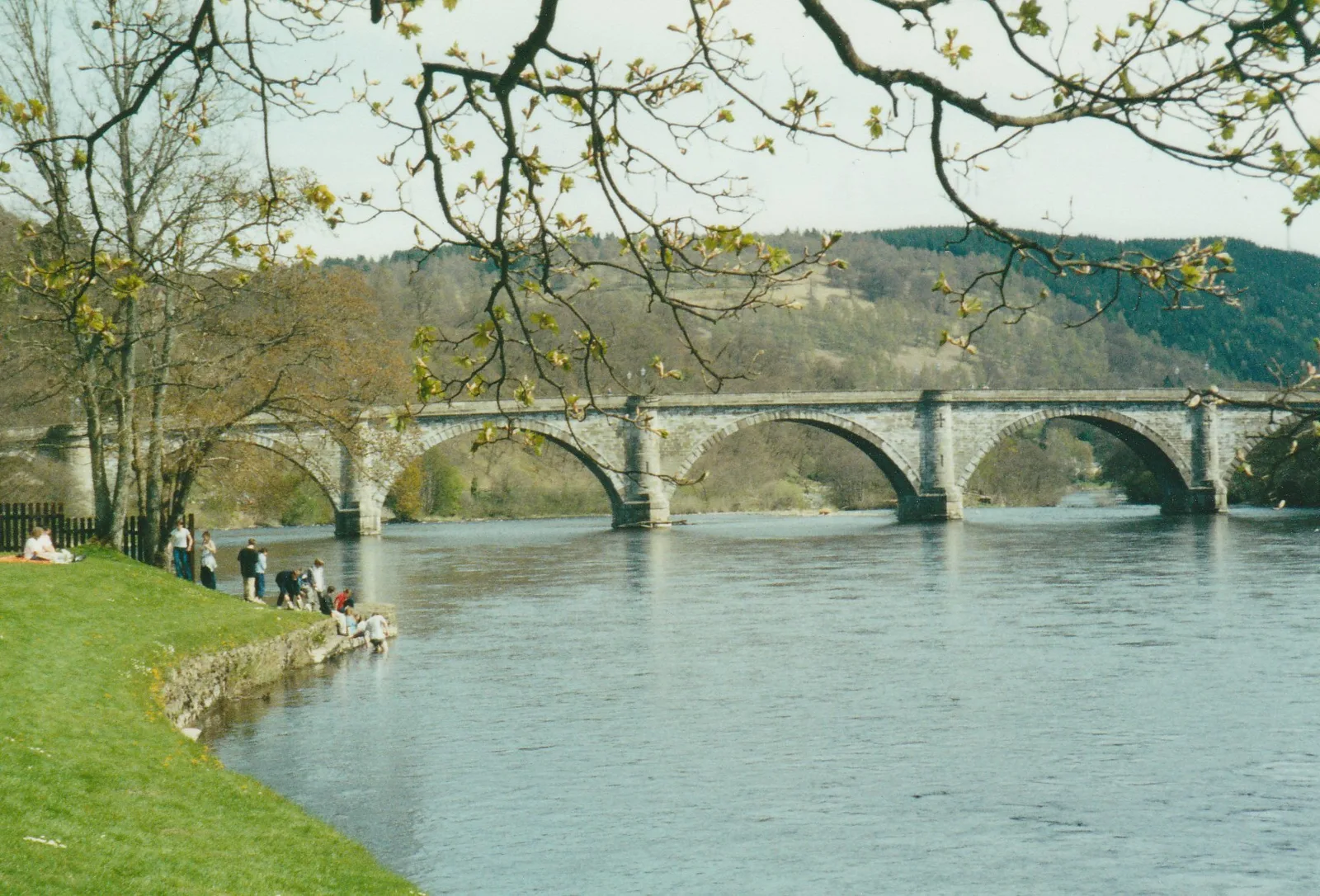 Dunkeld Bridge, Thomas Telford's stone bridge over the River Tay at Dunkeld